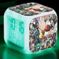 Reveil one punch man led 7 couleurs veilleuse et thermometre
