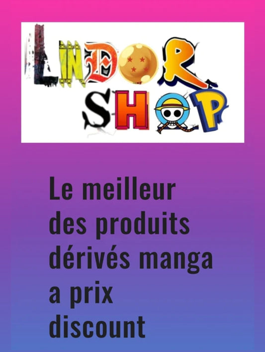 carte cadeaux lindor shop boutique spécialisé dans les produits dérivés manga