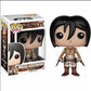 Funko pop l'atraque des titans figurine levi eren ou mikasa