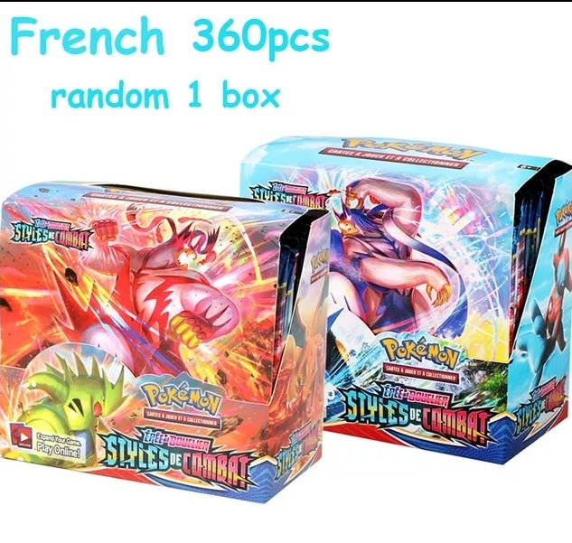 Cartes pokemon booster style combat version françaises
