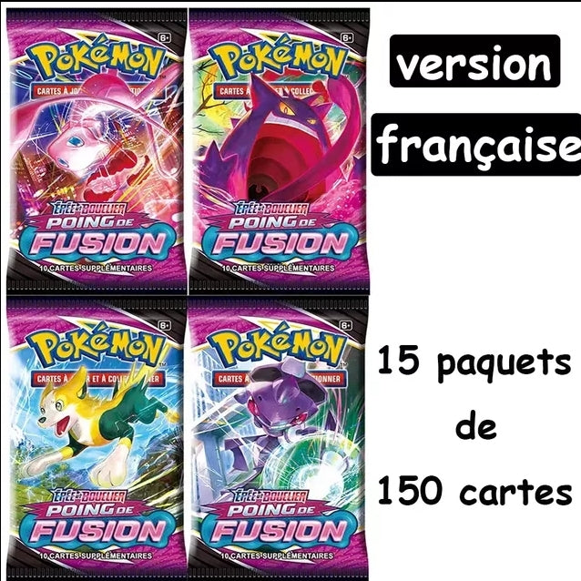 Cartes pokemon booster poing de fusion version françaises