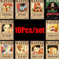 Poster one piece lot de 10 pieces 29×40cm