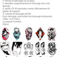 Tatouage naruto stickers temporaire lot 20 tatoo