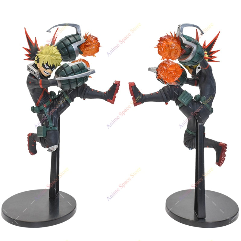 Figurine My Hero Academia Izuku Midoriya Shouto Todorok Bakugou Cross my body PVC Action Amazing Hero Toys statuette collection manga entre 16 et 24cm