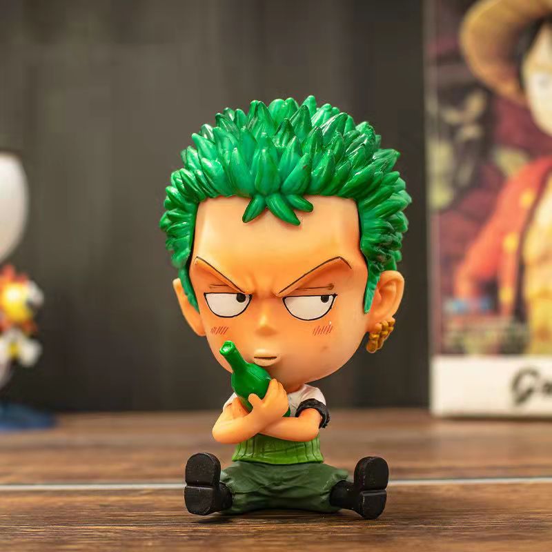 One Piece figurine zoro roronoa Anime Figure GK Roronoa Zoro Action PVC Anime Figurine Model Decoration statuette Collection manga DIY Kids Toys Gift 12CM