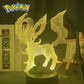 Pokemon veilleuses 7 ou 16 couleurs avec telecommande Pikachu LED Night Light Creative Gift  Decoration manga Character Lamp Children's Birthday