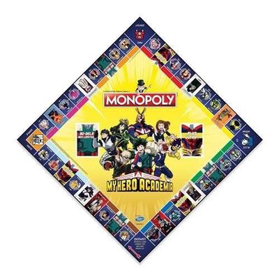 Monopoly my hero academia jeux de societe version manga